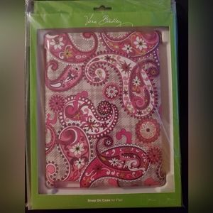 VERA BRADLEY PAISLEY MEETS PLAID SNAP ON CASE FOR IPAD 2 AND 3 NWT